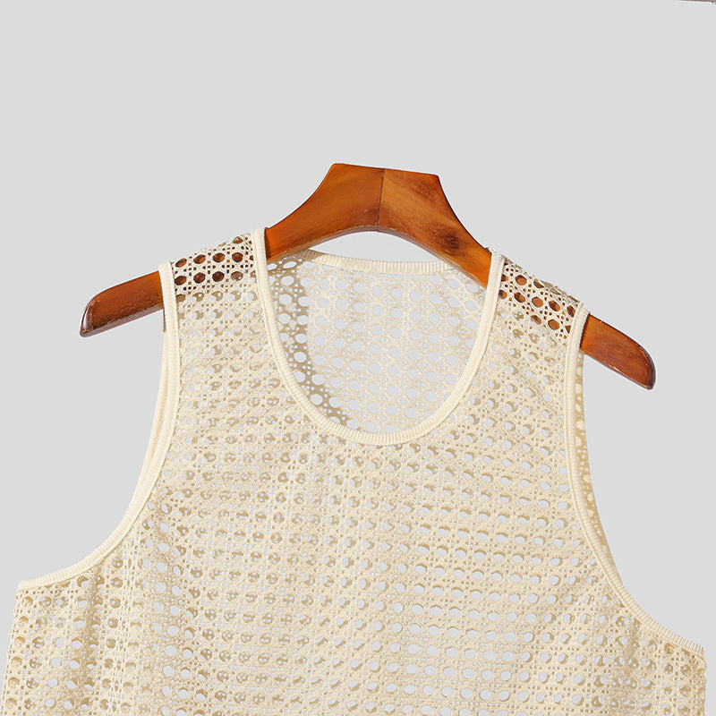 Hollow Fitness Sports Sleeveless T-shirt