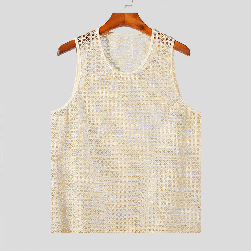 Hollow Fitness Sports Sleeveless T-shirt
