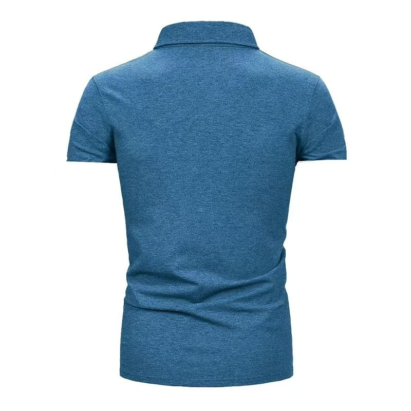 European And American Style Men's Clothing Plaid Short-sleeved Top